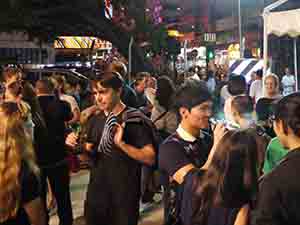 At the opening of 'Mobile M+: Yau Ma Tei', near Temple Street, Yau Ma Tei, 14 May 2012