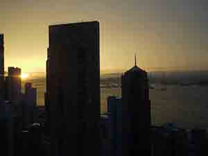 Sunset, Sheung Wan, 19 May 2012