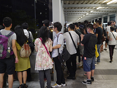 Protest against an attempt by the Government to introduce national education into the school curriculum, Admiralty, 3 September 2012