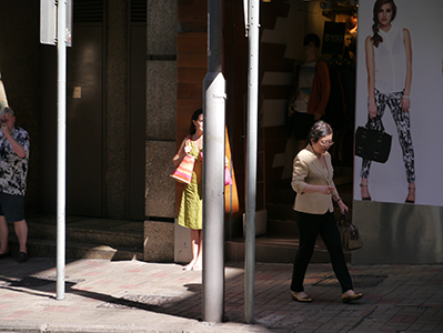 Light on D'Aguilar Street, Central, 9 September 2012
