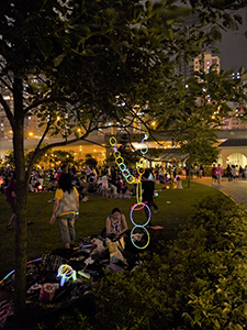 Sun Yat Sen Memorial Park during the Mid-Autumn Festival, Sheung Wan, 30 September 2012