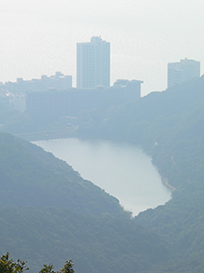 Pokfulam Reservoir from the Peak, 17 February 2008