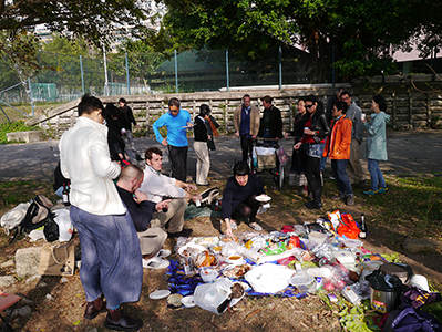 Picnic, Sandy Bay, Hong Kong Island, 22 December 2012