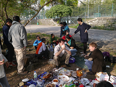 Picnic, Sandy Bay, Hong Kong Island, 22 December 2012