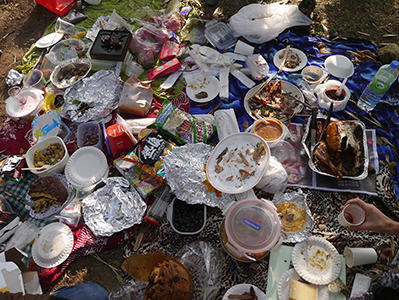 Picnic, Sandy Bay, Hong Kong Island, 22 December 2012