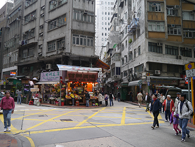 Fruit store, Sheung Wan, 25 December 2012