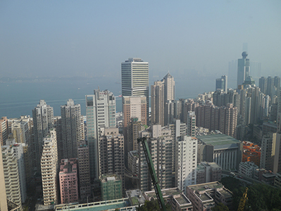 View of Shek Tong Tsui, Hong Kong Island, 11 January 2013