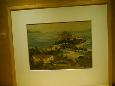 An early work by Hon Chi-fun, at an exhibition of his work at the University Museum and Art Gallery, University of Hong Kong, 15 January 2013