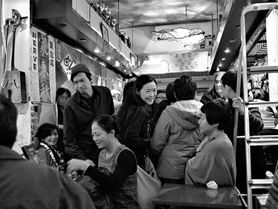 Moon Poetry Night gathering at Club 71, Man Hing Lane, Central, 10 February 2013