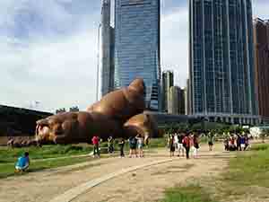 Outdoor sculpture, West Kowloon, 2 June 2013