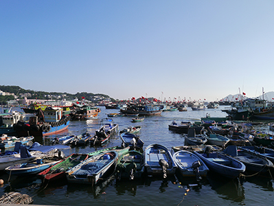 Boats in the harbour, Cheung Chau, 30 June 2013