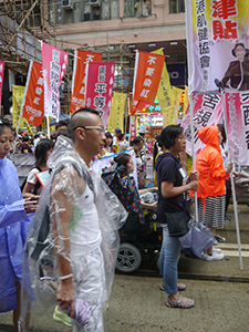 On the annual pro-democracy march, 1 July 2013