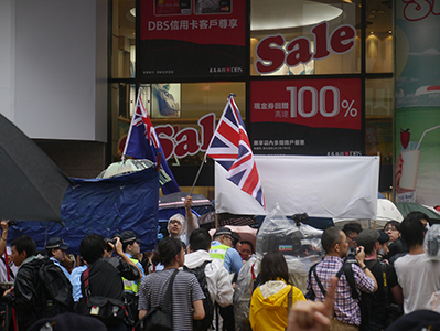 On the annual pro-democracy march, 1 July 2013