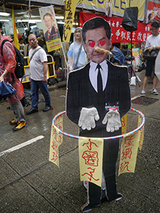 On the annual pro-democracy march, 1 July 2013