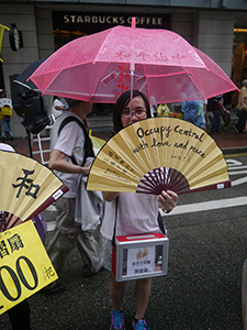 On the annual pro-democracy march, 1 July 2013