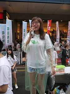 On the annual pro-democracy march, 1 July 2013