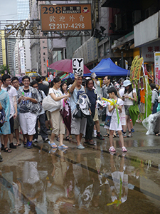 On the annual pro-democracy march, 1 July 2013