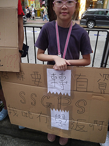 On the annual pro-democracy march, 1 July 2013