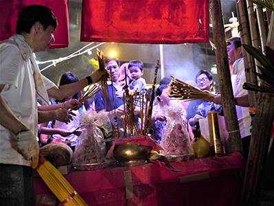 Pokfulam Village during the mid-Autumn Festival, 19 September 2013
