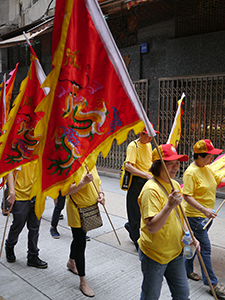 Procession, Ko Shing Street, Sheung Wan, 20 September 2013