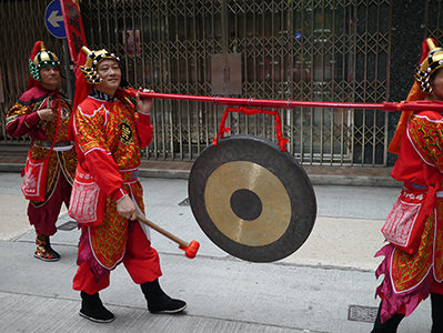 Procession, Ko Shing Street, Sheung Wan, 20 September 2013