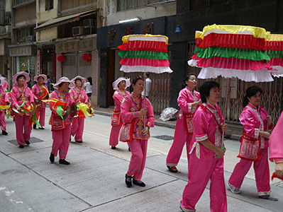 Procession, Ko Shing Street, Sheung Wan, 20 September 2013