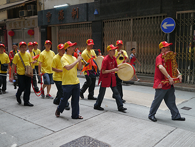 Procession, Ko Shing Street, Sheung Wan, 20 September 2013
