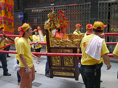 Procession, Ko Shing Street, Sheung Wan, 20 September 2013