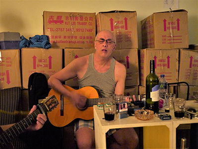 Blues jam at The Coming Society, Foo Tak Building, Hennessy Road, Wanchai, Hong Kong Island, 21 September 2013
