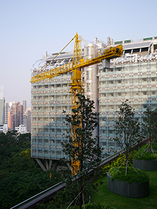 Construction on the campus of the University of Hong Kong, 5 October 2013