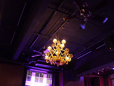 Chandelier at the Fringe Club, Central, 9 January 2014