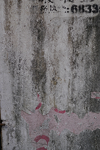 Detail of a wall, Sham Shui Po, 3 February 2014