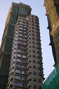 New construction in Sham Shui Po, 3 February 2014