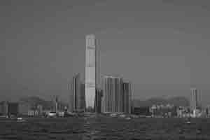 View of ICC from Hong Kong Island, 1 February 2014