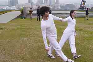 Trisha Brown Dance Company, performing at Tamar Park, 24 February 2014