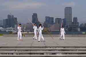 Trisha Brown Dance Company, performing at Tamar Park, 24 February 2014