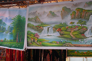 Paintings for sale, Sham Shui Po, 3 February 2014