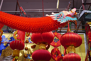 Paper dragon, Sham Shui Po, 3 February 2014