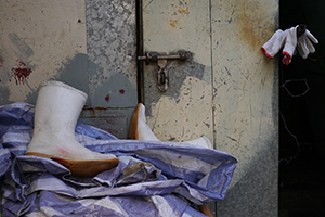 Boots and gloves, Sham Shui Po, 3 February 2014