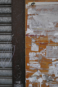 Advertisement stickers, Sham Shui Po, 3 February 2014