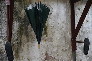 Fixtures on an alleyway wall, Sham Shui Po, 3 February 2014