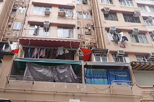 Buildings, Third Street, Sai Ying Pun, 1 March 2014
