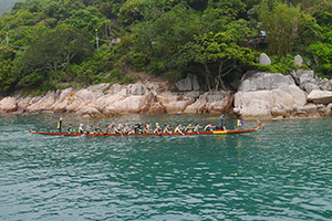 Dragon boat racing, Po Toi island, 21 April 2014