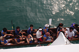 Dragon boat racing, Po Toi island, 21 April 2014