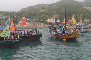 Dragon boat racing, Po Toi island, 21 April 2014