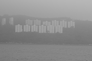 Residential buildings near Stanley, 21 April 2014