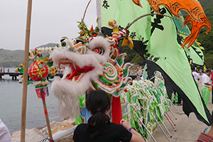 Dragon dance on the birthday of Tin Hau, Joss House Bay, 22 April 2014