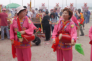 Parade on the birthday of Tin Hau, Joss House Bay, 22 April 2014