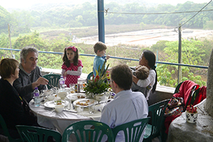 In a restaurant serving Hakka food on the island of Yim Tin Tsai, Sai Kung, 6 April 2014