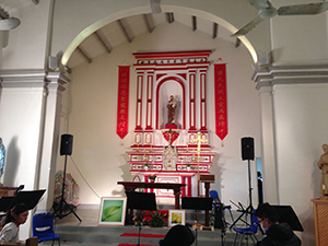 St. Joseph’s Chapel, on the island of Yim Tin Tsai, Sai Kung, 6 April 2014